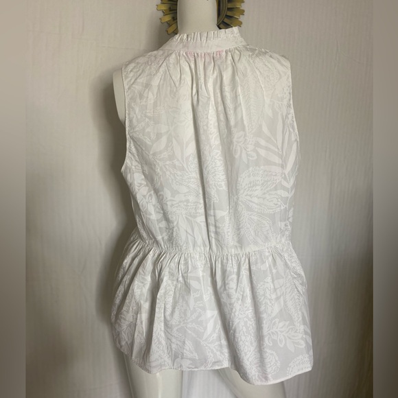 Lilly pulitzer novella ruffle hem top - Picture 2 of 5